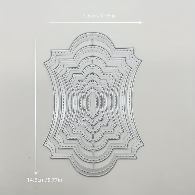 1pc Picture Frame Cutting Die DIY Metal Embossing Scrapbook Die