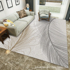 Modern 5'X7' Area Rug with TPR Anti-slip Backing