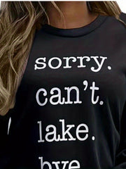 Women's Graphic Fleece Sports Sweatshirts
