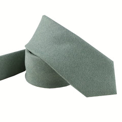Men's Solid Color Polyester Business Tie