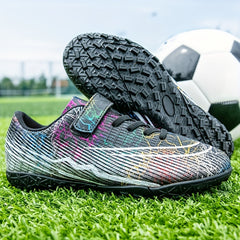 Adult Turf Football Boots Hook Loop Professional TF Soccer Cleats