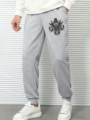 Anime Monster Print Men's Sports Pants Drawstring Joggers