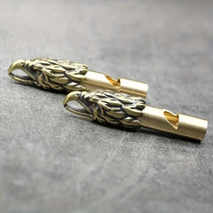 Copper Eagle Whistle Key Chain for Survival Hiking