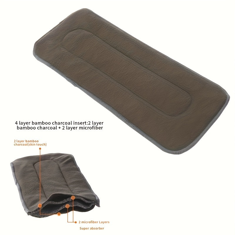 Reusable Baby Diaper Pad with Charcoal and Bamboo