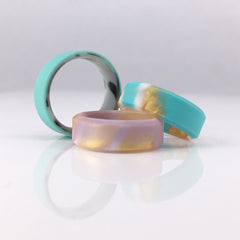 3 Pack Silicone Rings for Women and Men, Fashionable and Double-Layered Styles