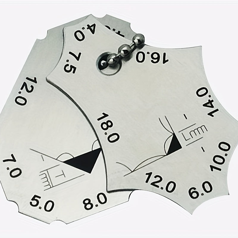 Stainless Steel Fillet Gage Right Angle Seam Pocket Gage