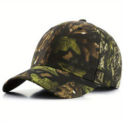 Unisex Sunshade Leaf Bionic Camouflage Baseball Cap