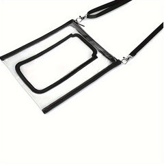 Waterproof Shopping Bag Beach Storage Shoulder Bag PVC Transparent Crossbody Bag