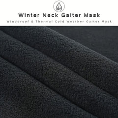 Winter Fleece Cap 3 in 1 Neck Gaiter Windproof Ski Mask