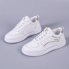 Women's Platform Low Top Lace Up Skate Shoes