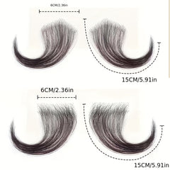 2pcs Natural Looking Lace Baby Hair Edges for Daily Use Human Hair Pieces