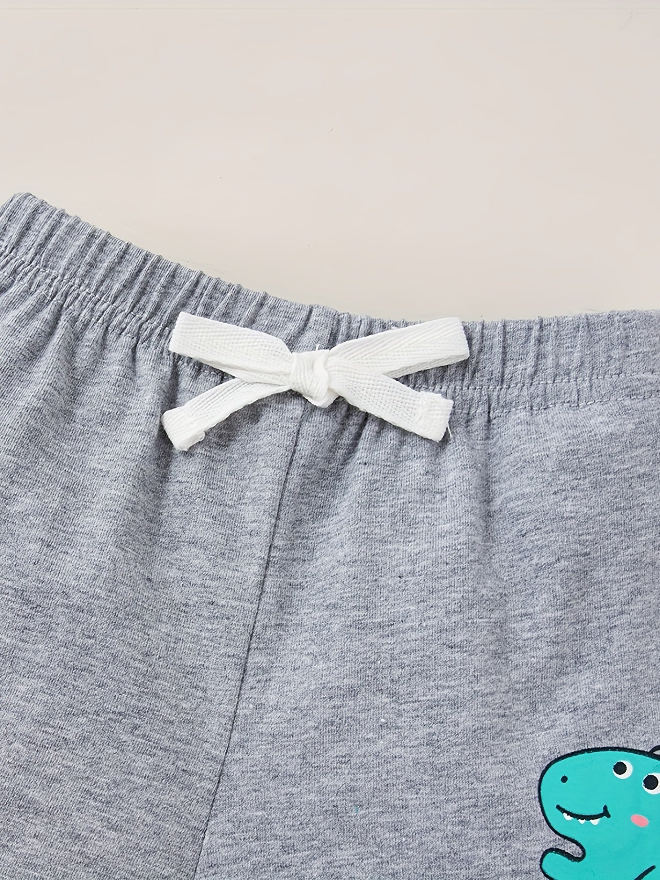 Baby Boys Letter Cartoon Print Casual Shorts