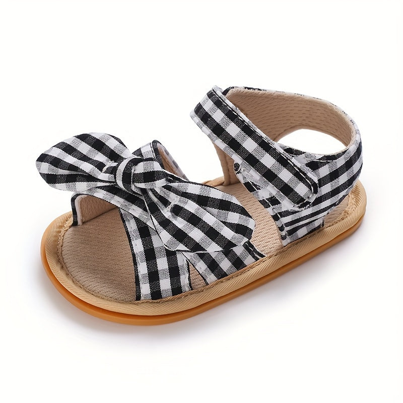 Bowknot Open Toe Sandals for Baby Girls Lightweight Sandals for Indoor Outdoor
