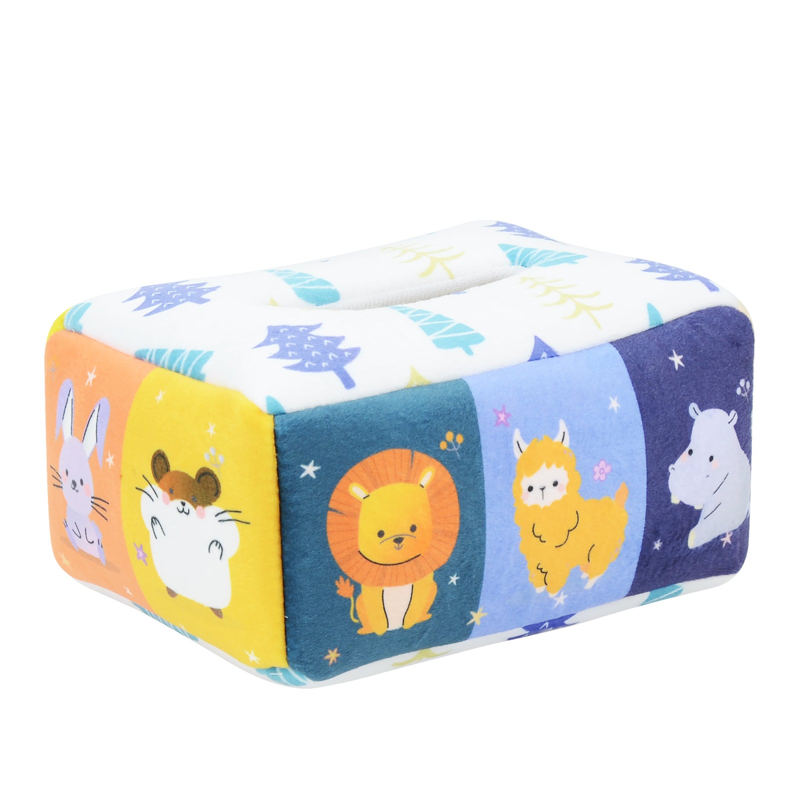 Baby Tissue Box Toy Square Sensory Toys For Toddler Infants