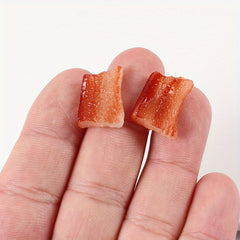 PVC Pork Belly Slices Food Toys for DIY Culinary Play & Diorama Accessories