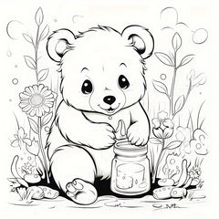 23pcs Thickened Paper Animal Coloring Book Thanksgiving Christmas Gift
