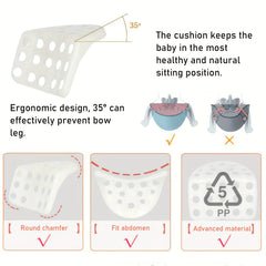 Grey Baby Carrier Waist Seat Hip Seat With Storage Space And Safety