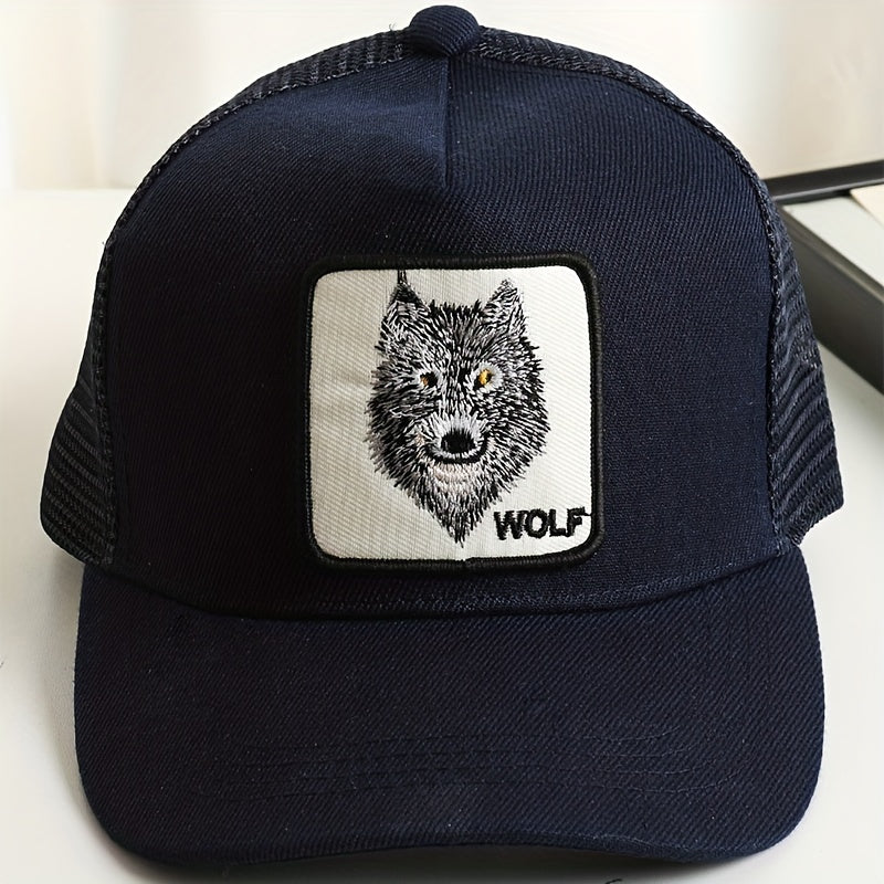 Unisex Sunshade Breathable Casual Baseball Cap With Animal Pattern