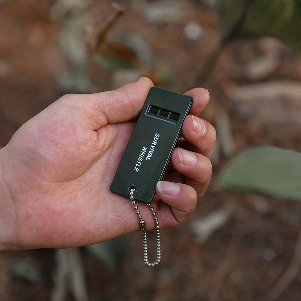 3 Frequency Outdoor Survival Whistle Lifesaving First Aid Treble High