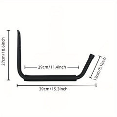 Metal Wall Mounted Storage Hook Rack for Surfboard Snowboard Skateboard