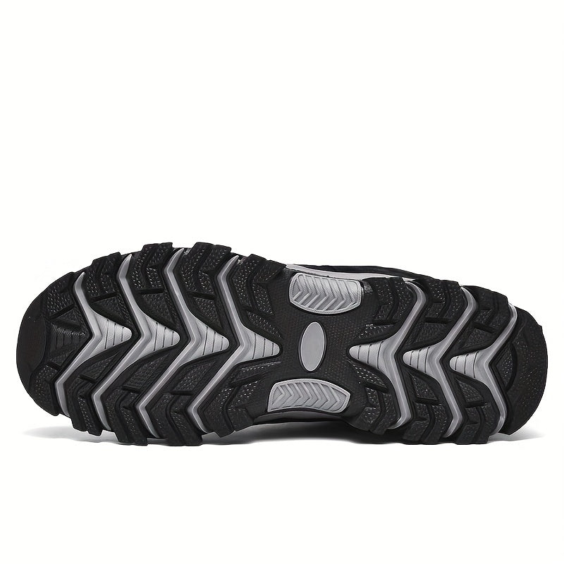 Men's Mesh Lace Up Hiking Sneakers Non Slip Outdoor Shoes