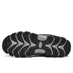 Men's Mesh Lace Up Hiking Sneakers Wear resistant Outdoor Shoes