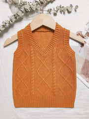 Toddler Baby Girls Knitted Comfy Vest Sleeveless Sweater