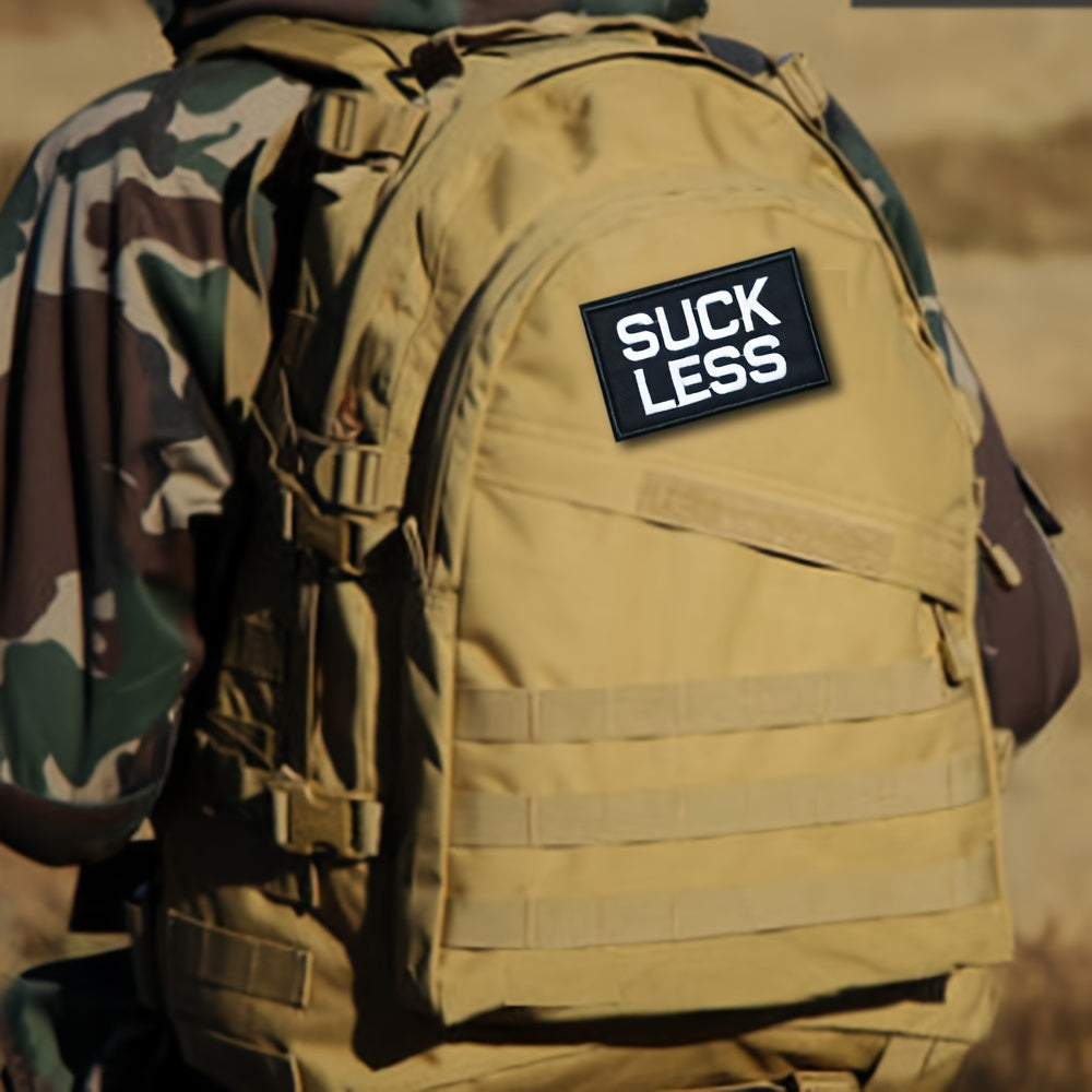 Suckless Embroidered Morale Patches w/ Hook and Loop for Gear