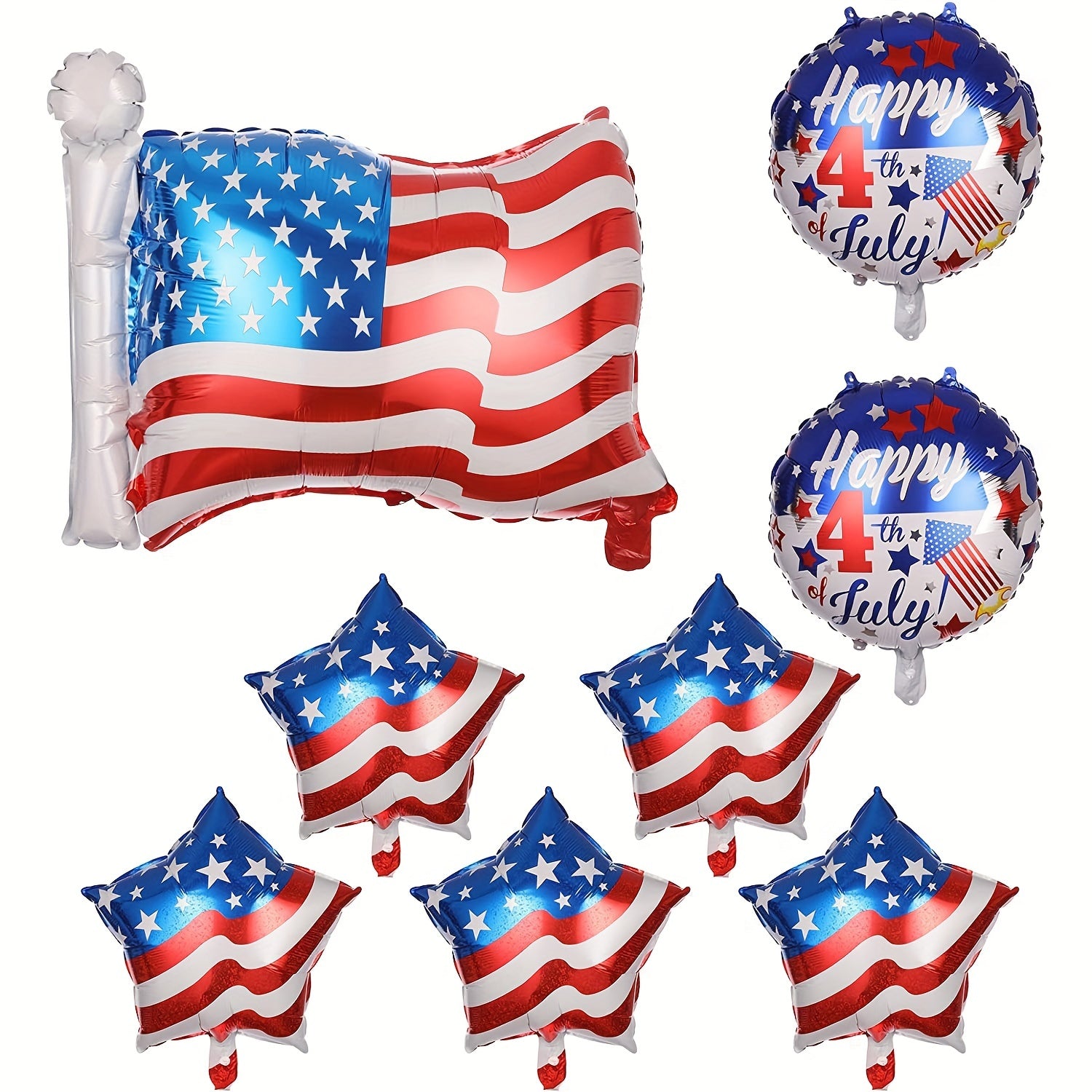 American Flag Balloons Independence Party Decoration