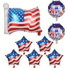 American Flag Balloons Independence Party Decoration