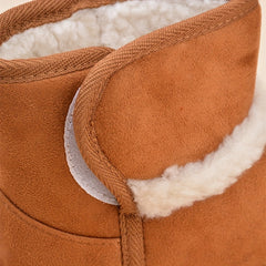 Boys' Non-Slip Snow Boots Soft Warm Plus Fleece Slip On Boots