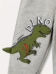 Boys Cotton Dinosaur Pants