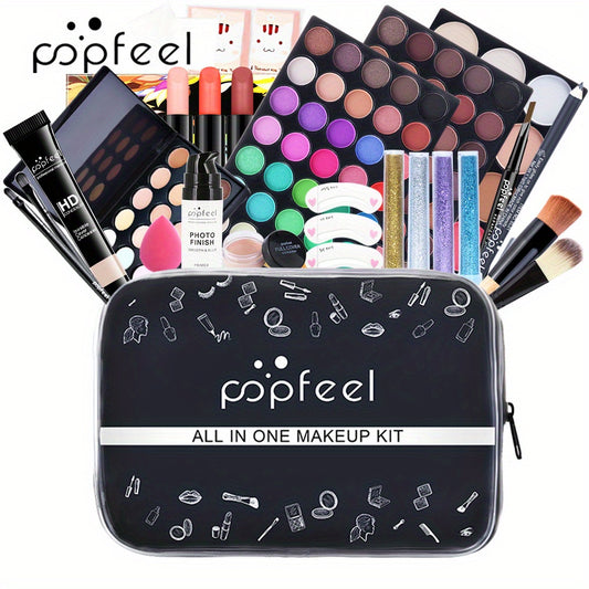 All In One Makeup Set Eyeshadow Palette Lip Gloss Lipstick Concealer