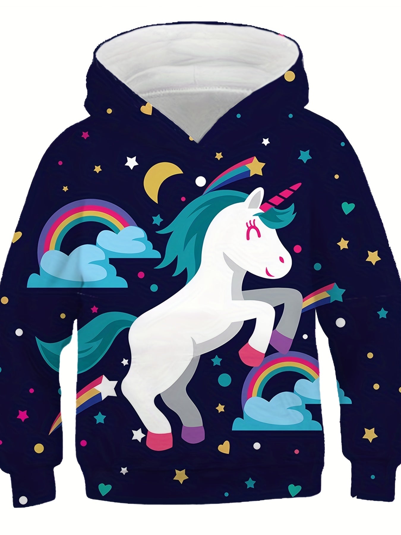 Unicorn Sweatshirt Hoodie for Girls