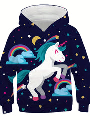 Unicorn Sweatshirt Hoodie for Girls