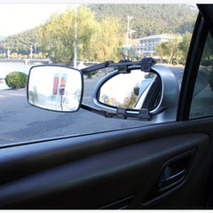 RV Truck Car Trailer Extension Rearview Mirror Extended Strap Flat Mirror