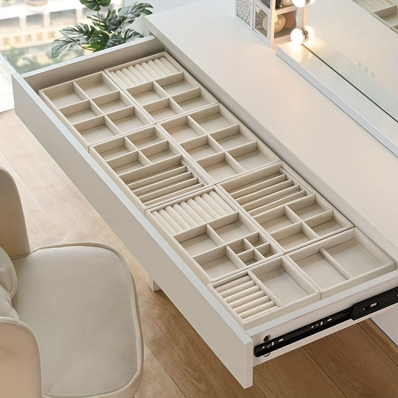Jewellery Display Organizer Makeup Storage Tray Earrings Bracelet Ring Organizer