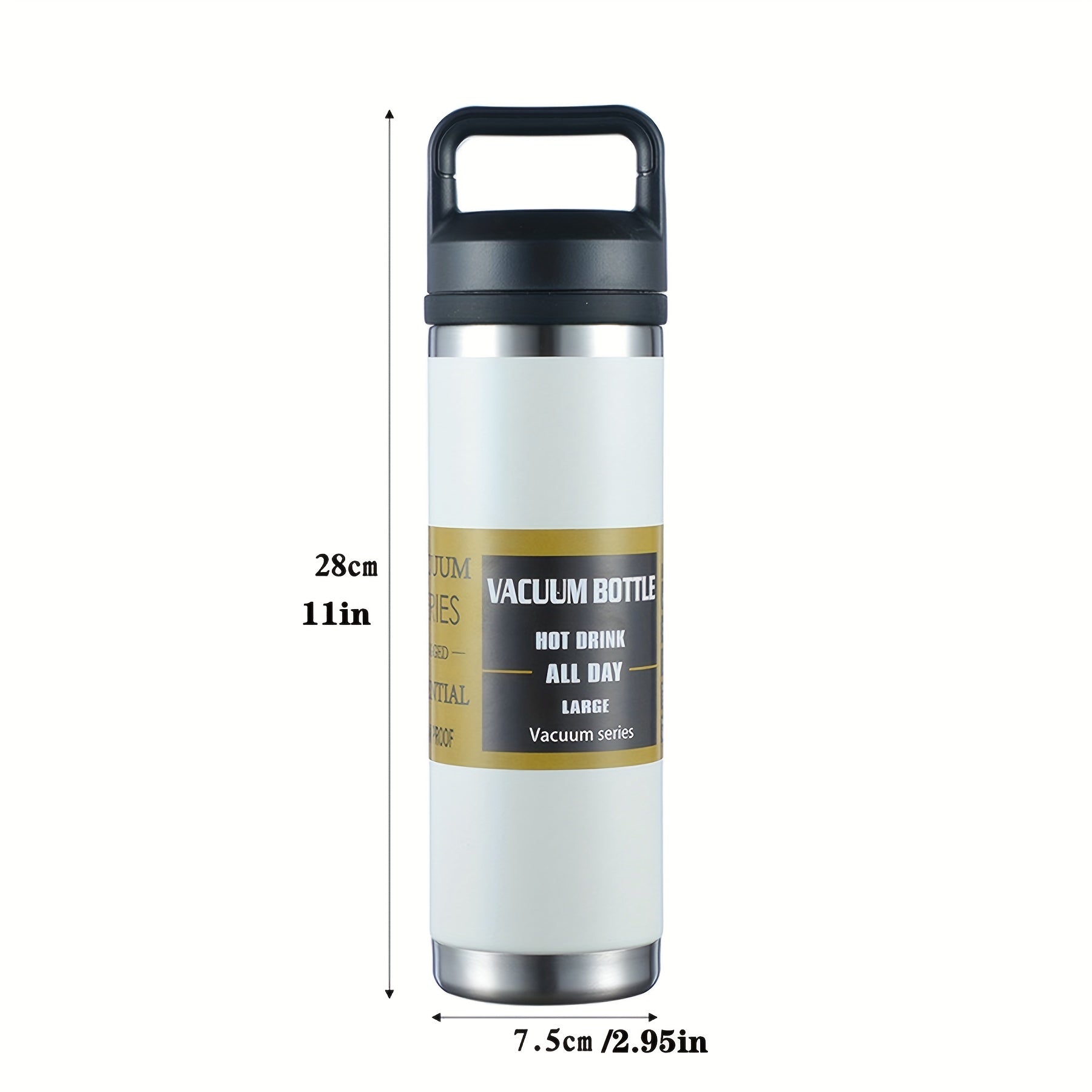 Portable Sports Water Bottle 304 Stainless Steel Vacuum Insulated Cup
