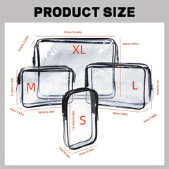 Transparent Square Hanging Bag Waterproof Organizer For Beach Bag