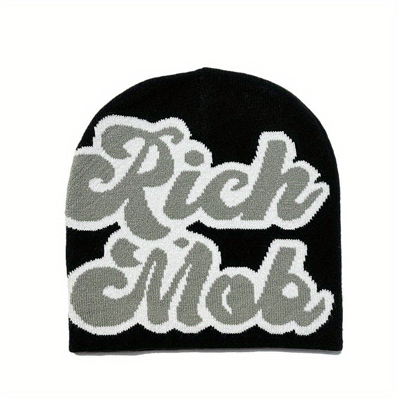 Unisex Wool Acrylic Knitted Hat for Outdoor Travel