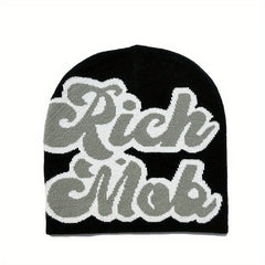 Unisex Wool Acrylic Knitted Hat for Outdoor Travel