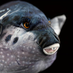 Realistic Puffer Fish Plush Toy Soft Stuffed Animal with Unique Texture