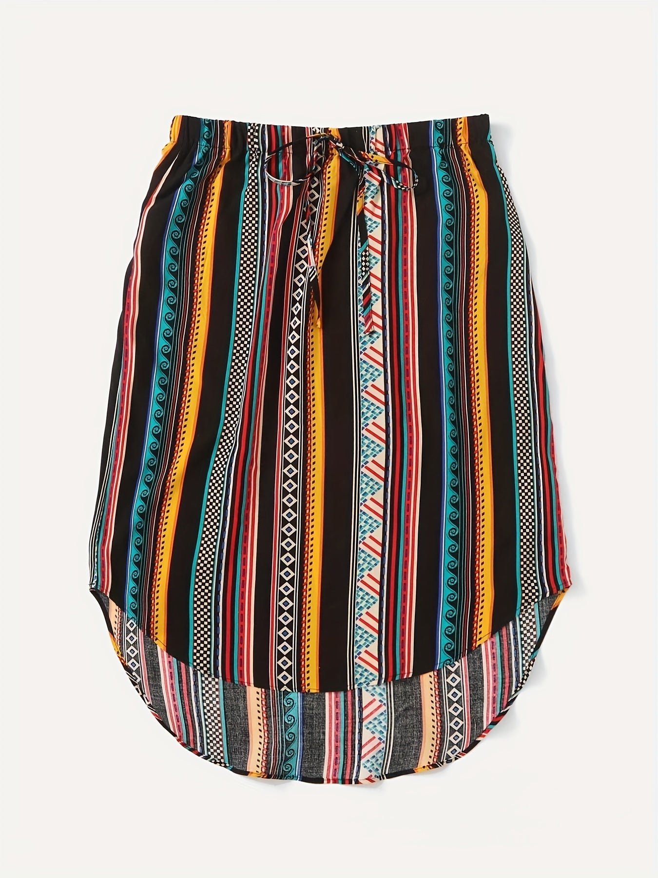 Random Print Casual Skirt for Summer & Spring Women's Clothing
