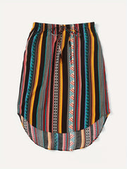 Random Print Casual Skirt for Summer & Spring Women's Clothing