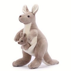 Simulation Kangaroo Plush Toy Mother and Baby Soft Stuffed Animals