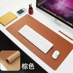 Stylish Medium Brown Leather Mouse Pad