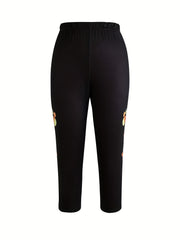 Dog Paw Print Skinny Capris Leggings Women's Clothing