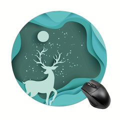 Gaming Mouse Pad Non-Slip Rubber Base Waterproof Office Laptop Home Mouse