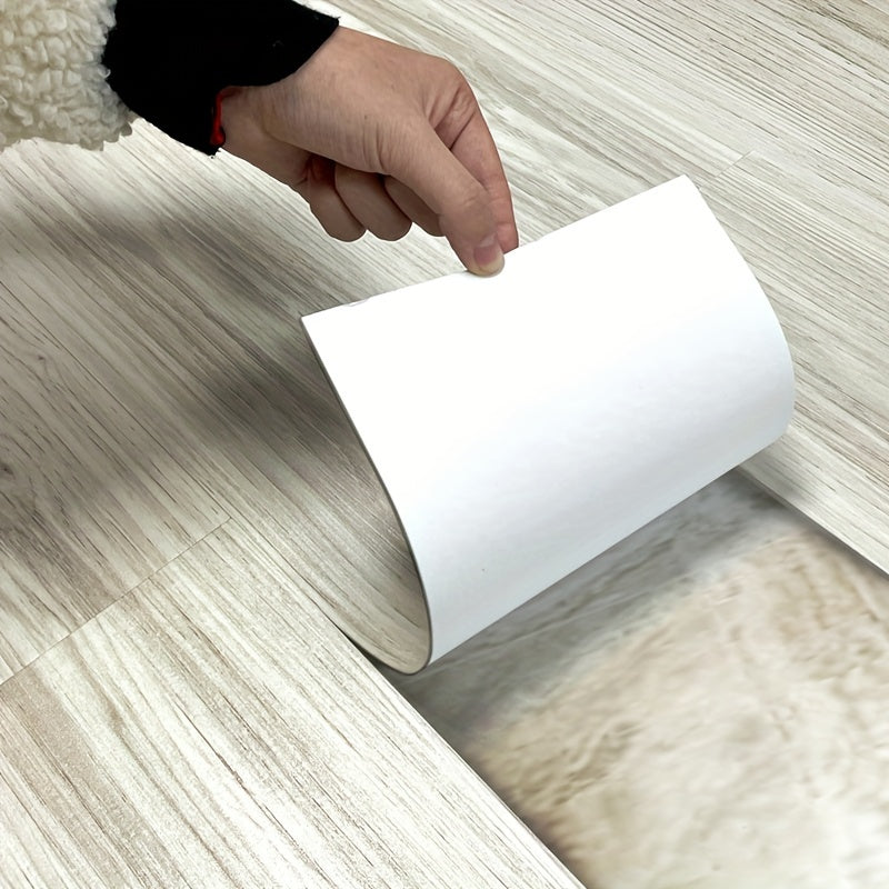 Thickened Wood Grain Self-adhesive Floor Sticker - Waterproof Non-slip