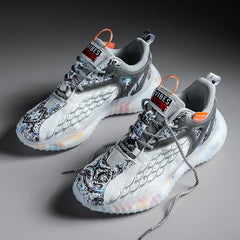 Men's Breathable Mesh Running Shoes Casual Walking Sneakers Comfortable